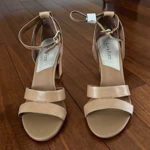 Luca Ferri designer tan leather sandals
